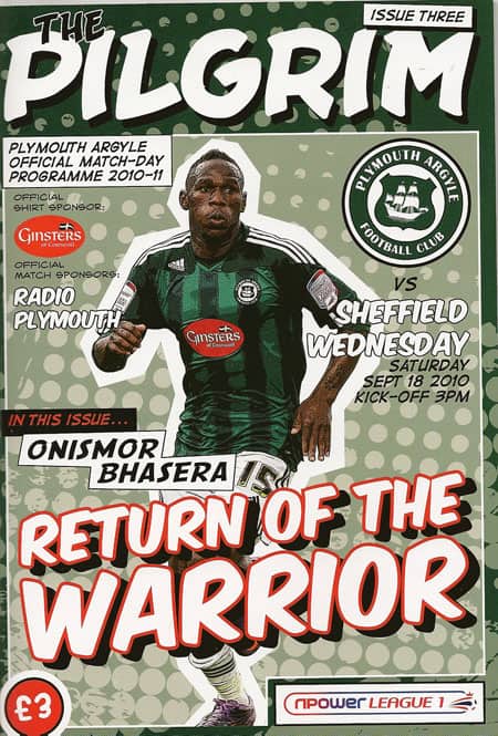 Plymouth Argyle FC v Sheffield Wednesday FC 